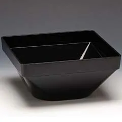 Zicco Polikarbon Kase, Kare, 26x26x12 cm, Siyah