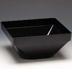 Zicco Polikarbon Kase, Kare, 26x26x12 cm, Siyah