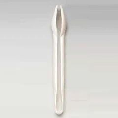 Zicco Polikarbon Maşa, Dişli, 23 cm, Beyaz