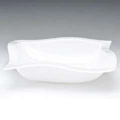 Zicco Polikarbon Teşhir Kasesi, 29 cm, Beyaz