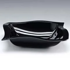 Zicco Polikarbon Teşhir Kasesi, 29 cm, Siyah