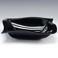 Zicco Polikarbon Teşhir Kasesi, 29 cm, Siyah