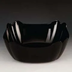 Zicco Polikarbon Teşhir Kasesi, 31x31 cm, Siyah