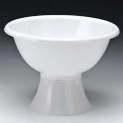 Zicco Polikarbon Teşhir Kasesi, Ayaklı, 35 cm, Beyaz