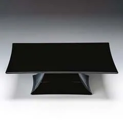 Zicco Polikarbon Teşhir Standı, Ayaklı, 35x35x10,5 Cm, Siyah