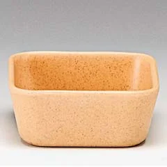 Zicco Renkli Bambu Çerezlik, Köşeli, 7,5x7,5 Cm, Turuncu