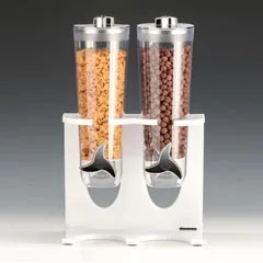 Zicco Standlı Corn Flakes Aleti, 2'li, 28x17x44 cm, Beyaz