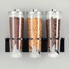 Zicco Standlı Corn Flakes Aleti, 3'Lü, 40x15x34 Cm, Siyah