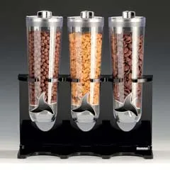 Zicco Standlı Corn Flakes Aleti, 3'lü, 40x17x44 cm, Siyah