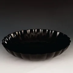 Zicco Yuvarlak Teşhir Kasesi, Polikarbon,36x7 cm, Siyah