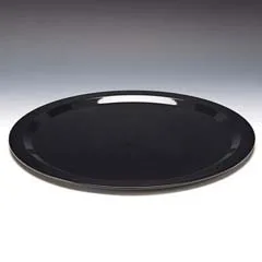 Zicco Yuvarlak Teşhir Tepsisi, Polikarbon, 50 cm, Siyah