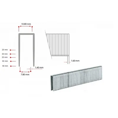 AKDENİZ 100-35 Havalı Zımba Teli 35 mm (N852-100/50 için)