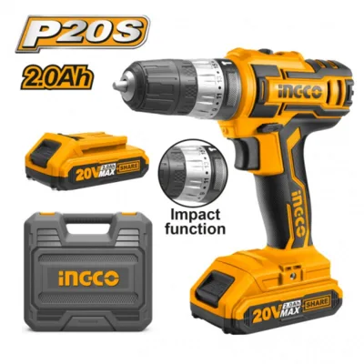 Akülü Darbeli Matkap 10MM 20V 2.0Ah