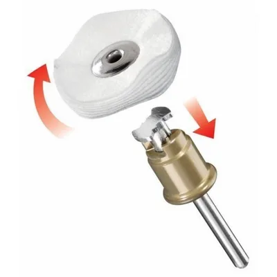 DREMEL 423S Speedclick Fırça (Parlatma Diski) 25 mm