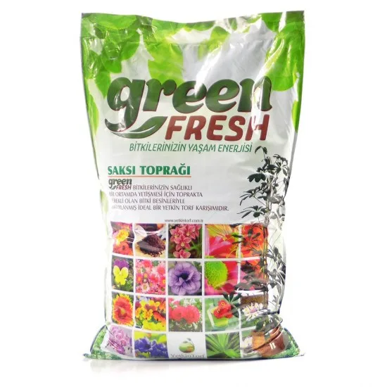 GREEN FRESH Bitki ve Çiçek İçin Torf Toprak 20 Lt