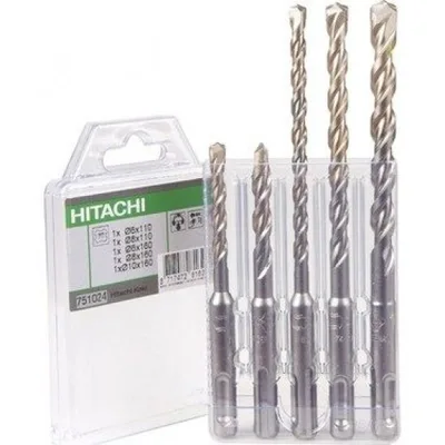 Hitachi 751024 5 Parça Profesyonel Sds-Plus Uç Seti
