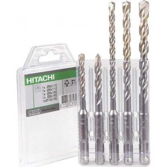 Hitachi 751024 5 Parça Profesyonel Sds-Plus Uç Seti