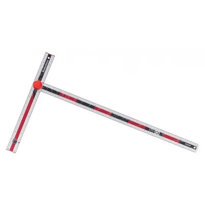 Hultafors PS90 Alüminyum Dört Fonksiyonlu Açı ve İşaretleme Cetveli 90 cm 253510