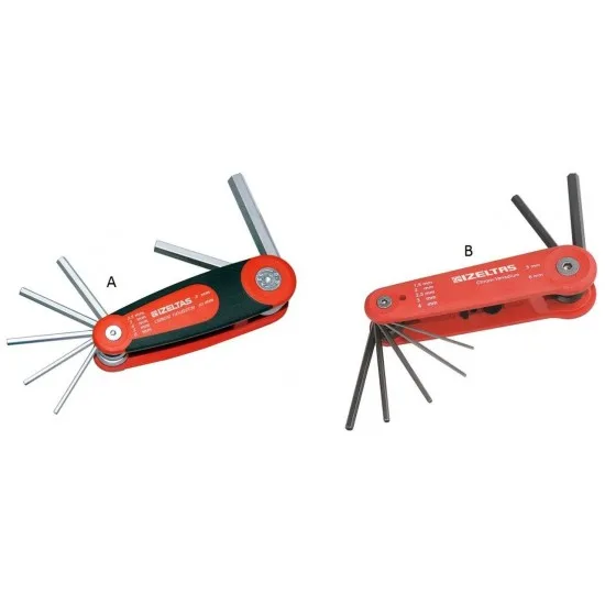 Kaset Allen Anahtar Takımı (7 Parça, mm)