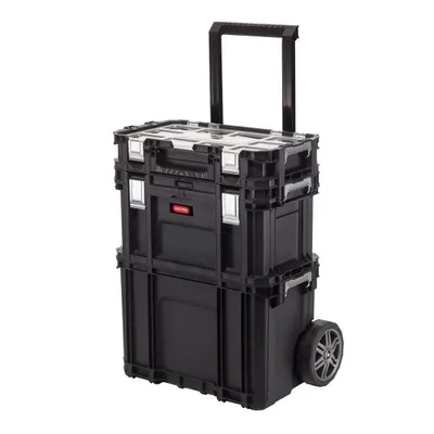 Keter 17203038 Connect Smart Rolling Organizerli 3 Katlı Tekerlekli Takım Çantası