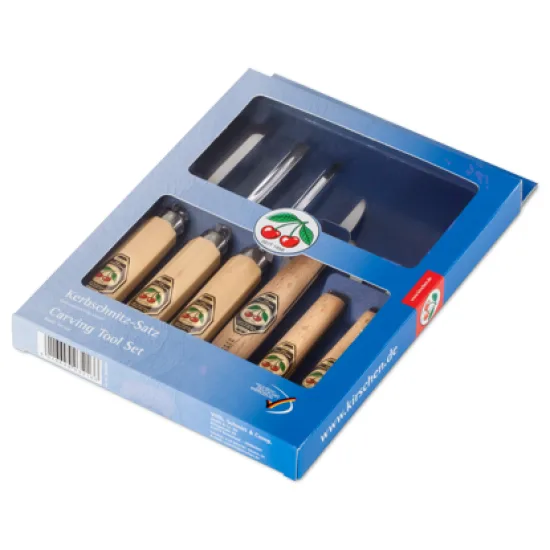KIRSCHEN Two Cherries Ahşap Oyma Seti 6 Parça