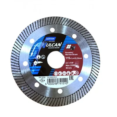NORTON Vulcan 115 mm İnce Elmas Testere