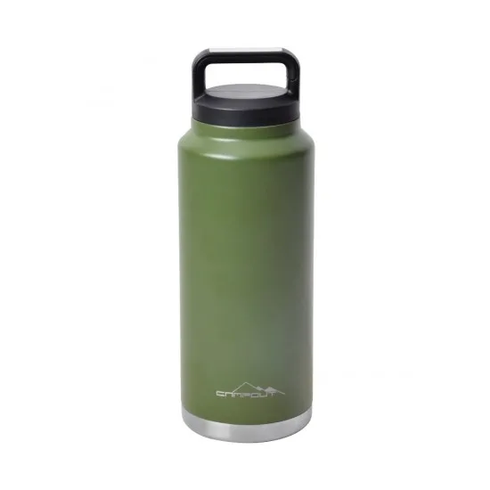 NURGAZ Campout Çift Katmanlı Termos Yeşil 1000 ml (NG 163)
