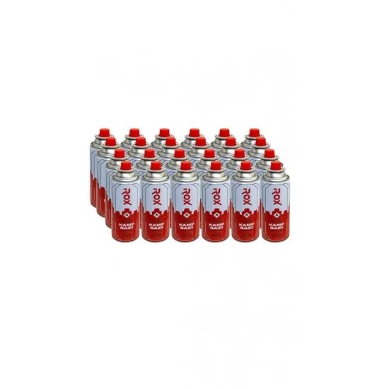 ROX Kamp Ocak Gazı Valfli Kartuş 227gr - 24 Adet