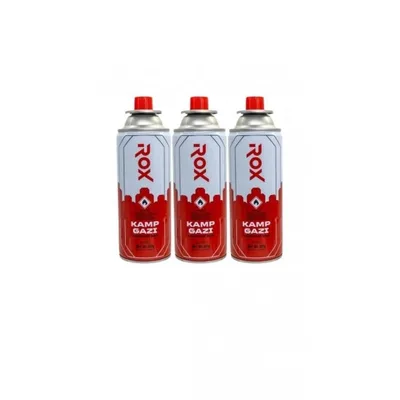 ROX Kamp Ocak Gazı Valfli Kartuş 227gr - 3 Adet