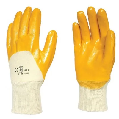 Sarı Latex İşçi Eldiveni
