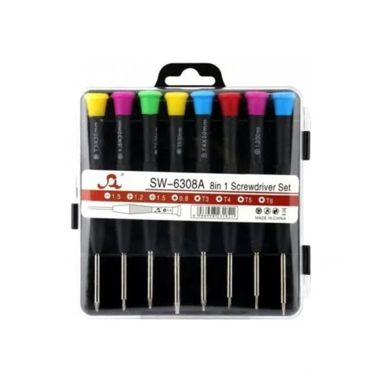Sw-6308 Hassas Tornavida seti 8 li Set