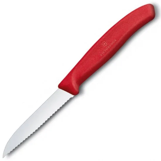 VICTORINOX 6.7731 Tırtıklı Soyma Bıçağı 8 cm