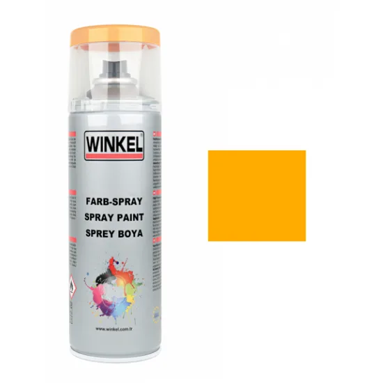 WINKEL Kavun Sarısı Parlak Sprey Boya (RAL 1028)