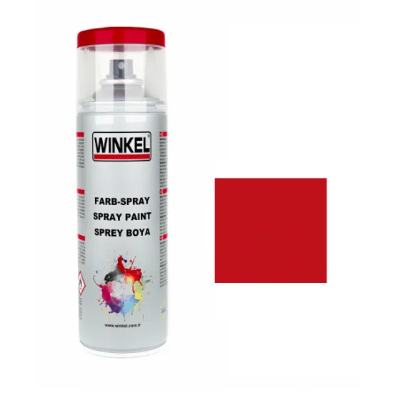 WINKEL Trafik Kırmızı Sprey Boya (RAL 3020)