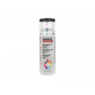 WINKEL Yüksek Isıya Dayanıklı Siyah Sprey Boya (9005HT)