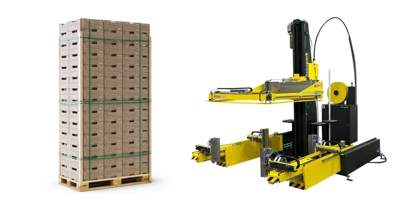 Reisopack 2905 Köşe Uygulamalı Palet Çemberleme Makinesi
