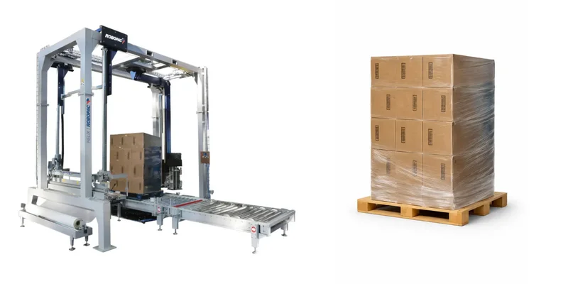 Robopac Helix Evo 1 Tam Otomatik Palet Streçleme Makinesi