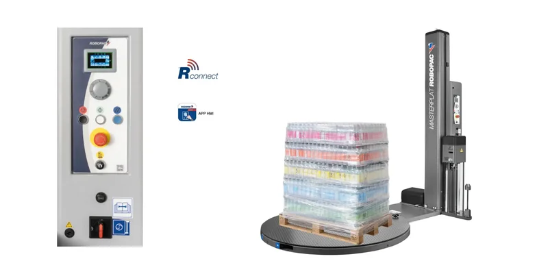 Robopac Masterplat Inox Tablalı Streç Makinesi
