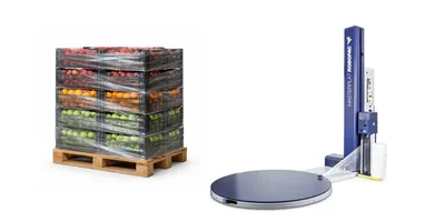 Robopac Masterplat Tablalı Üstten Baskılı Streç Makinesi