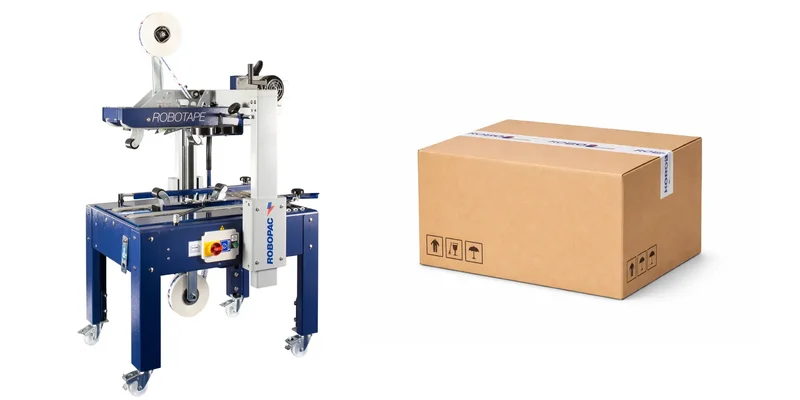 Robopac Robotape Yarı Otomatik Koli Bantlama Makinesi