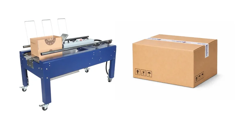 Robopac Starbox Yarı Otomatik Koli Altı Kapatma Makinesi