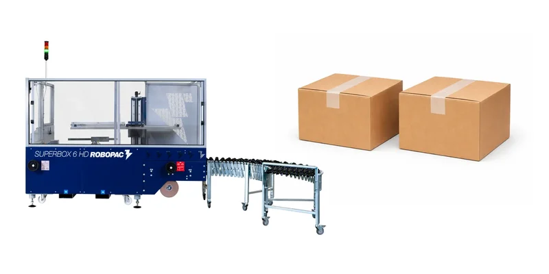 Robopac Superbox Tam Otomatik Koli Hazırlama Makinesi