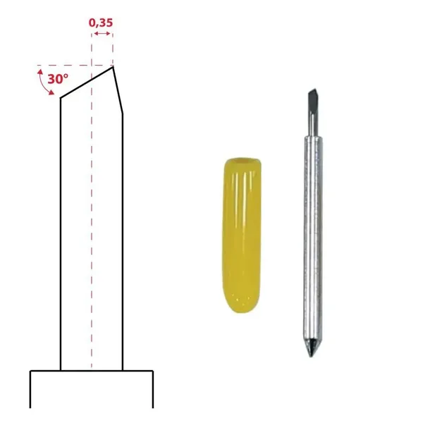 30 Derece Plotter Bıçağı