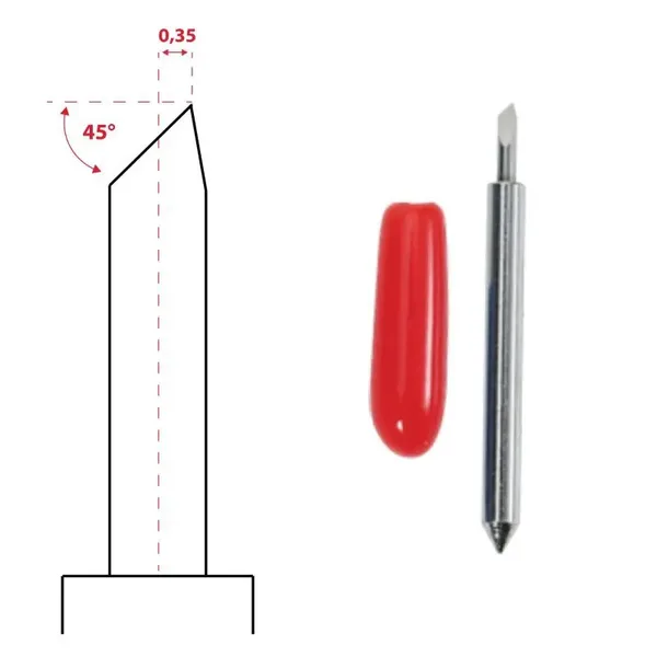 45 Derece Plotter Bıçağı