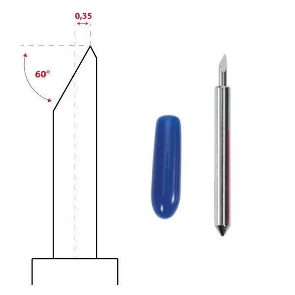 60 Derece Plotter Bıçağı