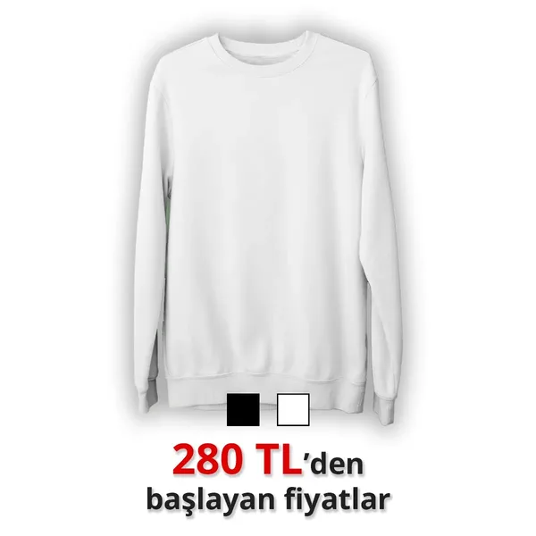 Basic Sweatshirt (3 İplik Penye)