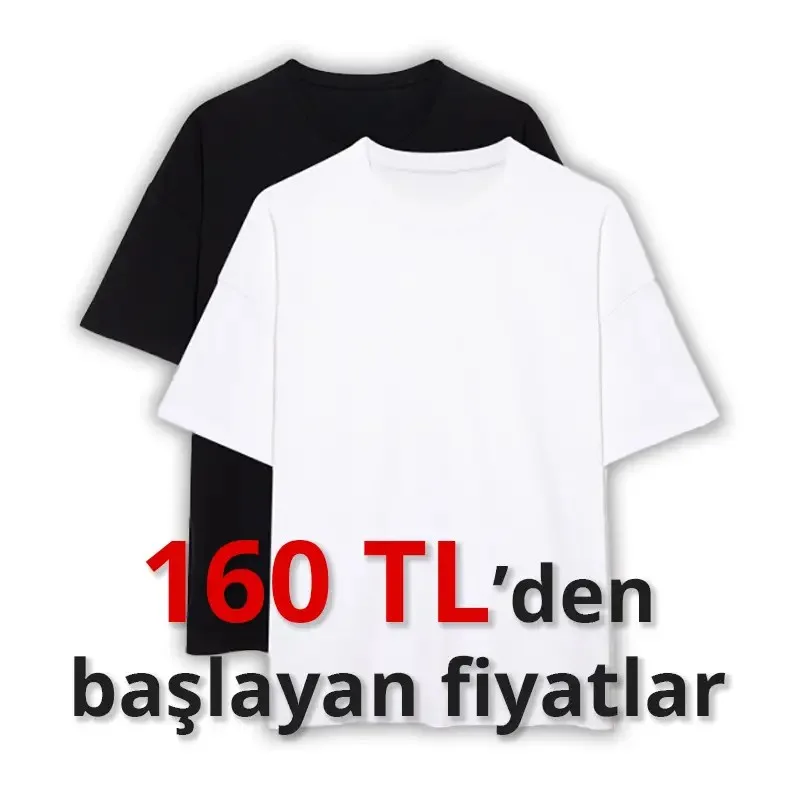 Oversize Basic Tişört (24/1 Süprem)
