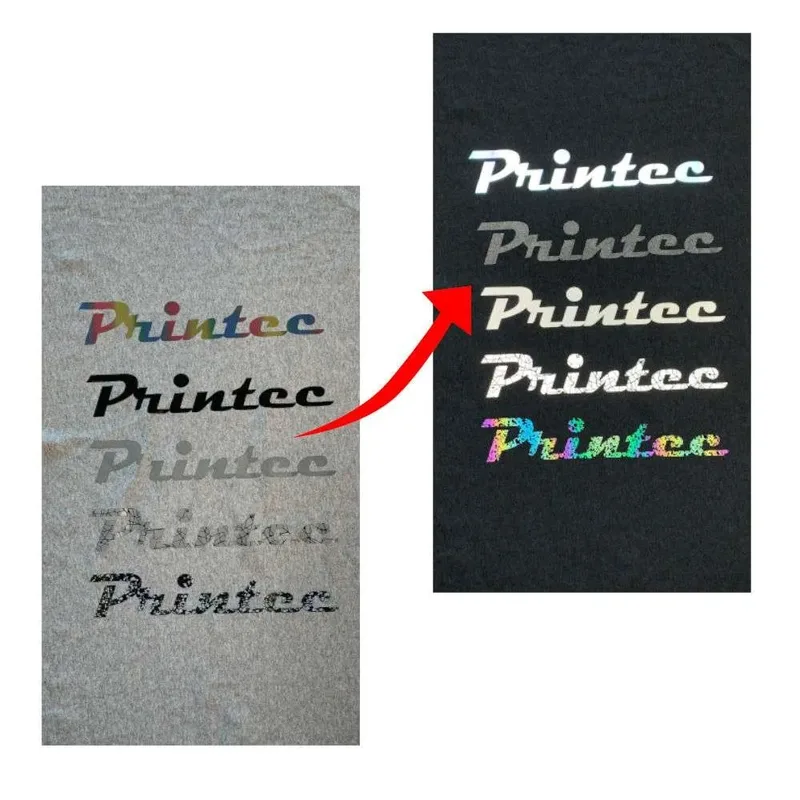 Printec Desenli Reflektif Tekstil Folyosu