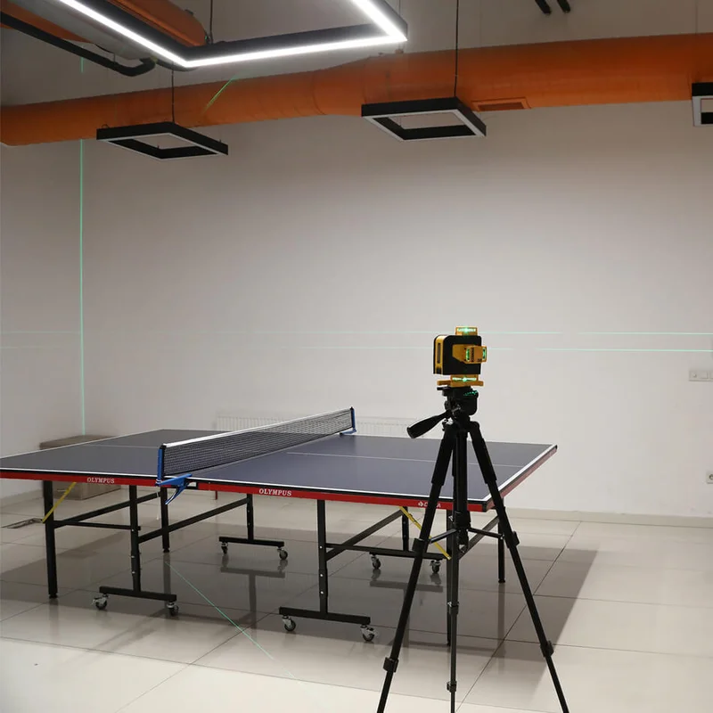 RTM059 Profesyonel Li-İon Şarjlı 4X360? Yeşil Lazer Distomat