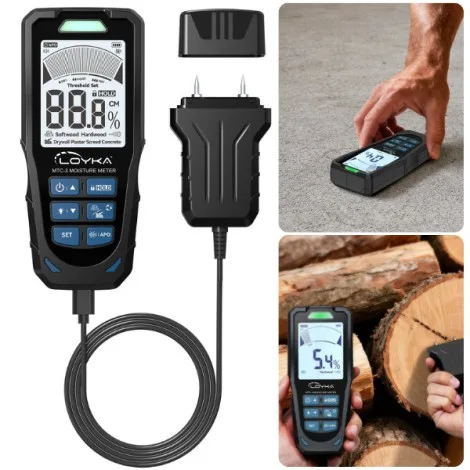 Benetech GM630 Manyetik Ahşap ve Tahta Nem Ölçer